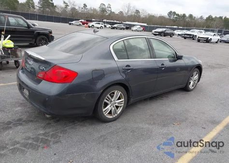 2012 Infiniti G37X из США, поврежденный, VIN JN1CV6AR8CM671933